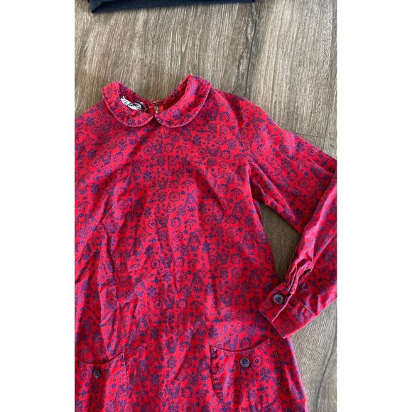 Vintage Girls Peter Pan Collar Eagle Motif Dress - Picture 3 of 5